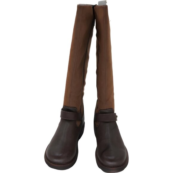 LUKEES by MUK LUKS Brown Tall Riding Boots Strap Detail Women's US 9 - Picture 5 of 6